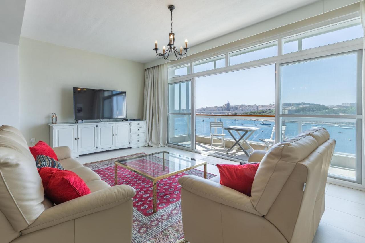 Stunning - Seafront 3-Bedroom 6Th Floor Sliema Zewnętrze zdjęcie